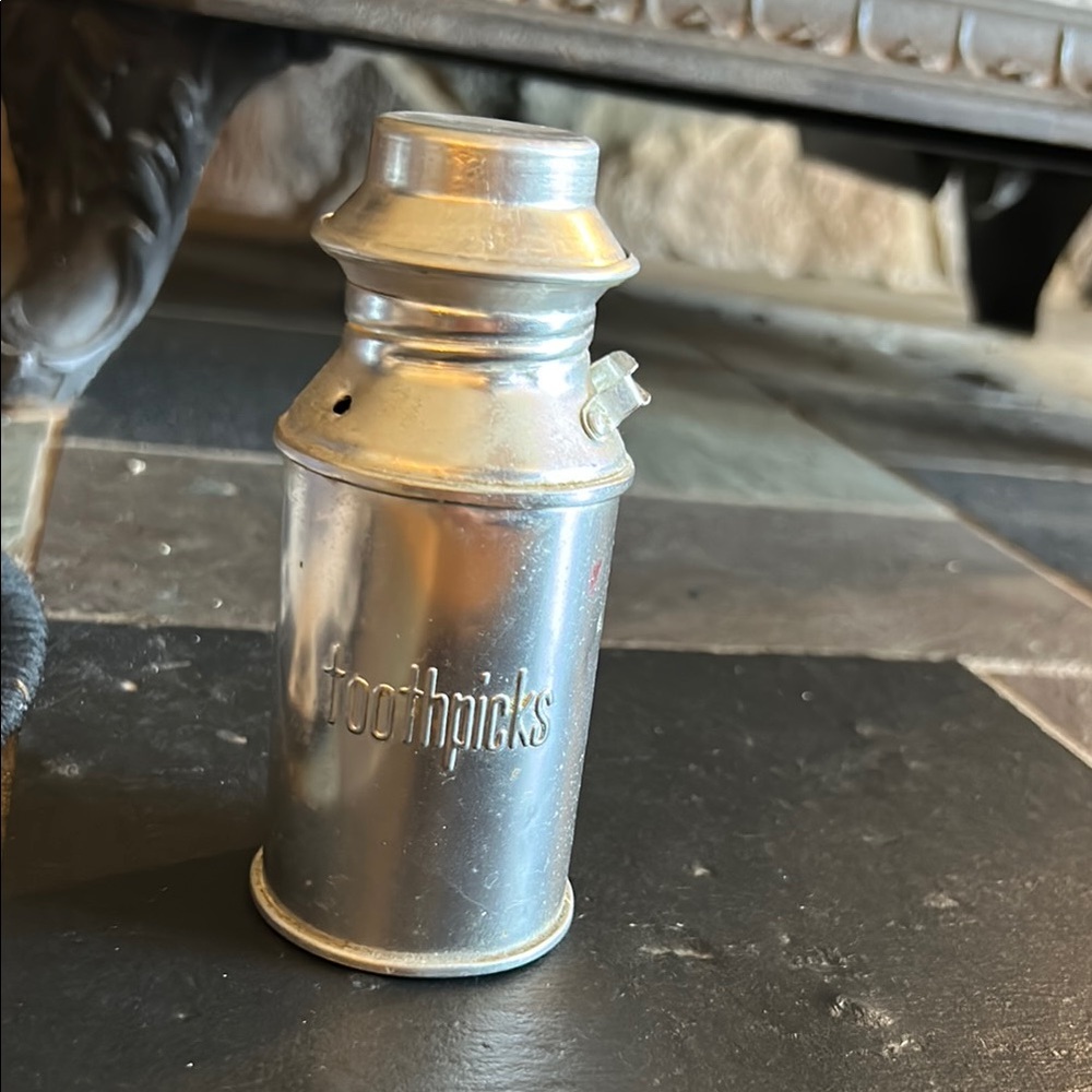 Silver Toothpick Holder